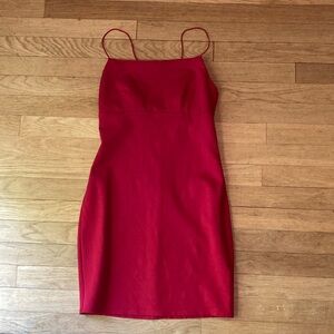 Urban outfitters red stretchy mini dress size medium
